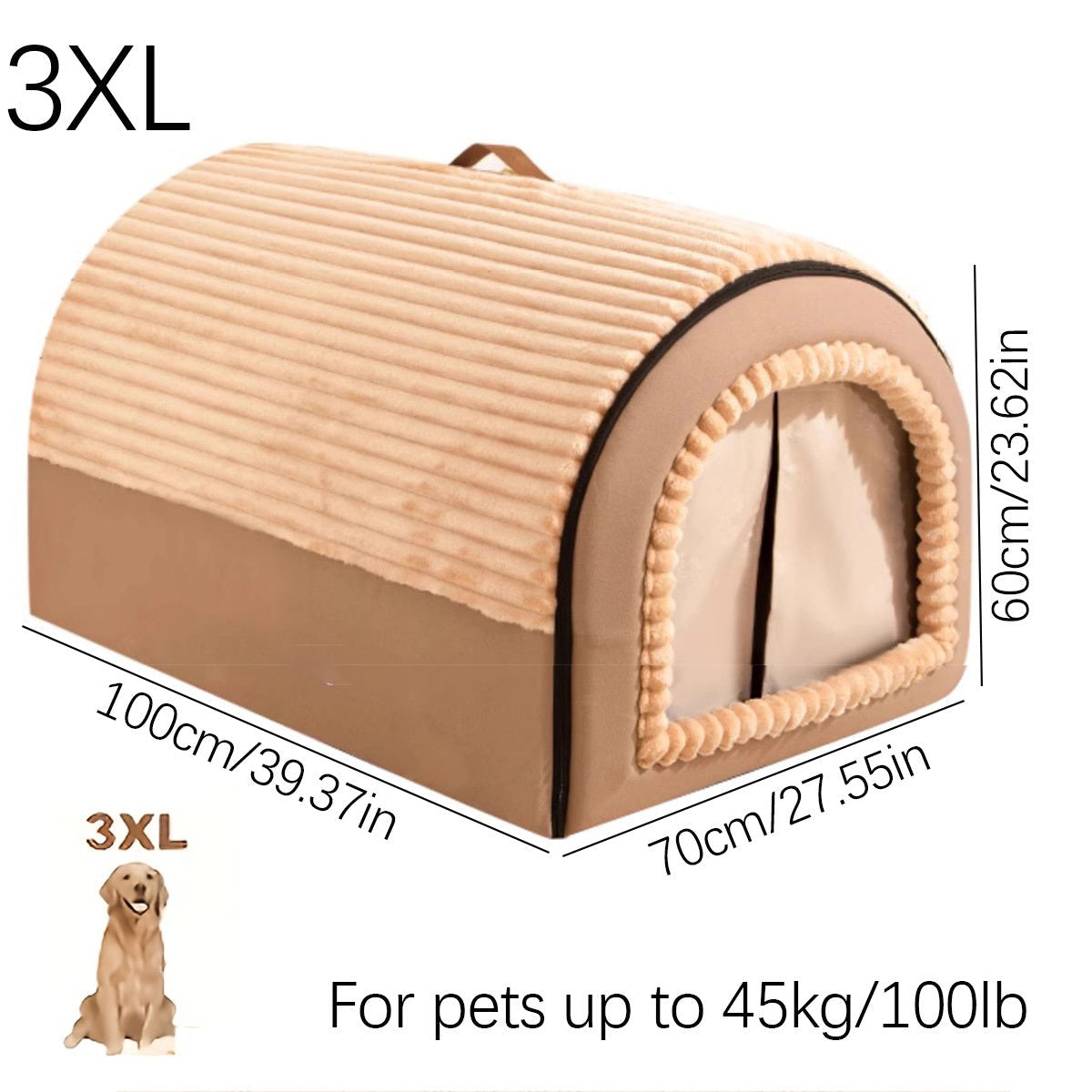 Chenil de lit pour animaux de compagnie toutes saisons pour petits et grands 🐶🐱