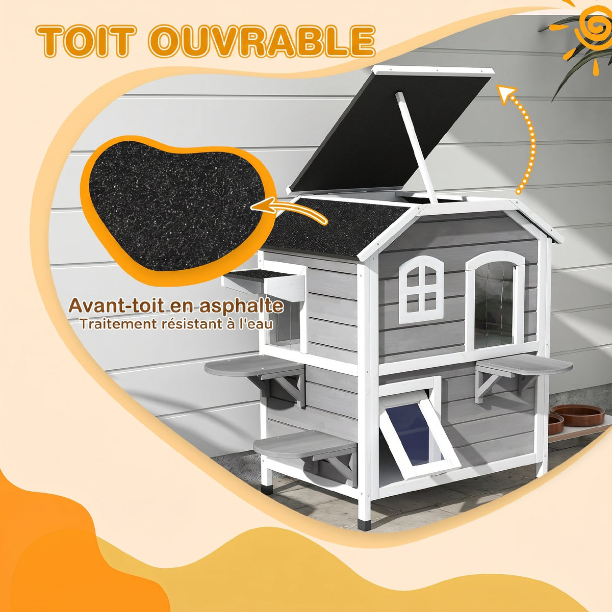Maison Extérieur pour Chat 🏡🐱