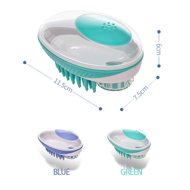 Peigne à brosse de bain (outil de nettoyage Fournitures pour animaux de compagnie)