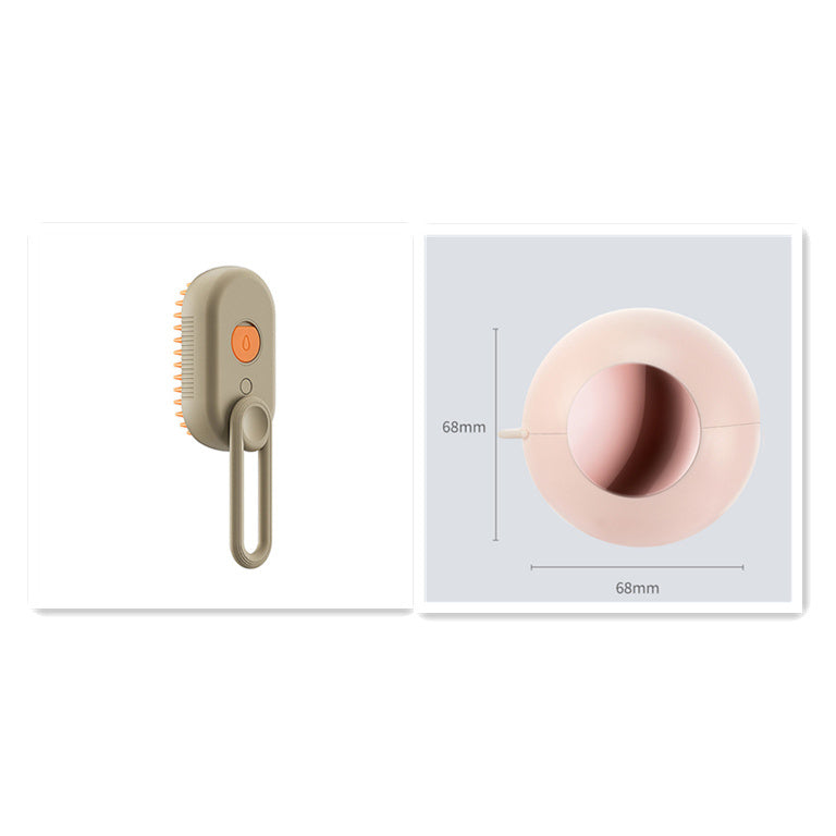 Brosse de toilettage pour chat avec vapeur