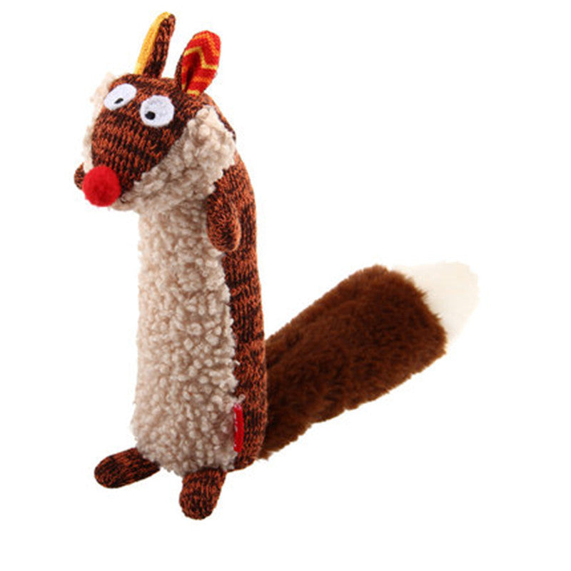 Jouets sonores en peluche confortables