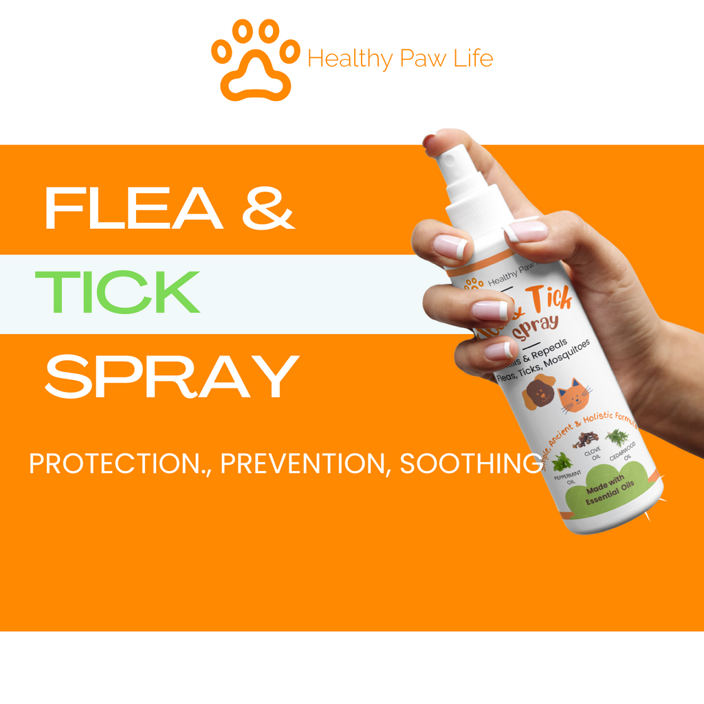 Spray anti-puces, tiques et anti-moustiques pour animaux de compagnie. 🐱🐶
