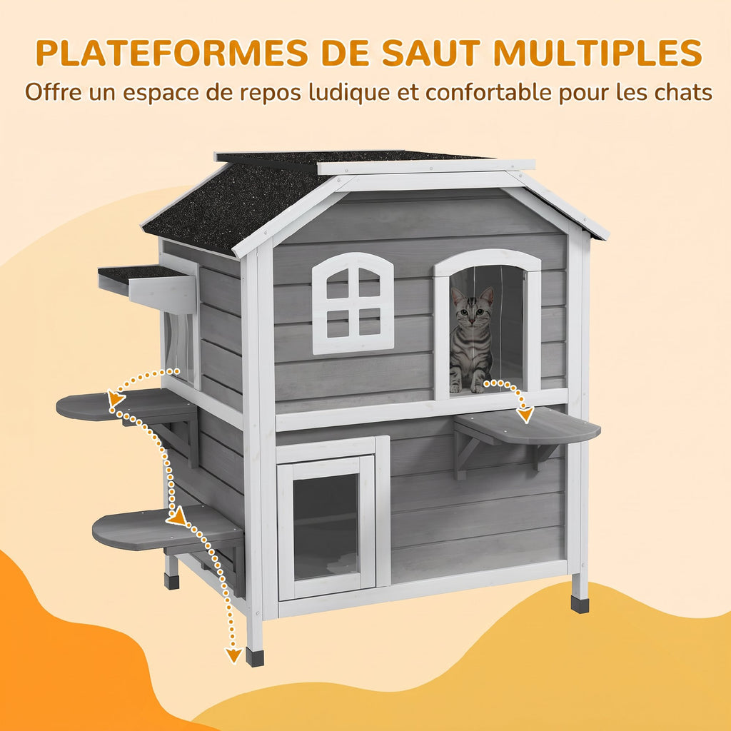 Maison Extérieur pour Chat 🏡🐱